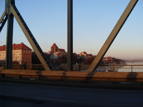 widok z mostu #Toruń