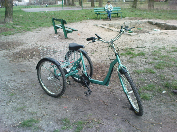 Inny mój rower trójkołowy #chorych #dziwny #rower #starszych #trójkołowiec #trójkołowy #zakupowy