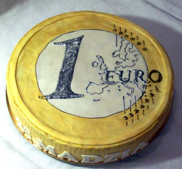 1 euro.... #tort #euro #torcik #urodziny #JarosławPankiewicz