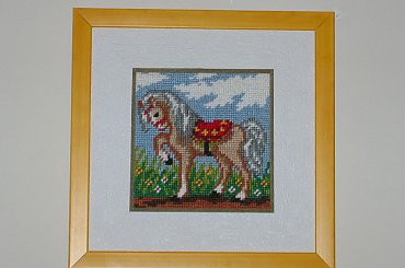 Obrazk do dzieciecego pokoju-"Wesoly Kucyk" #hafty