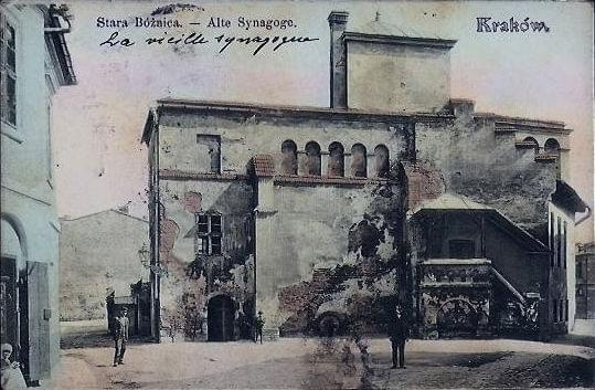 Kraków 1906 - stara bóżnica #Kraków #bóżnica #synagoga