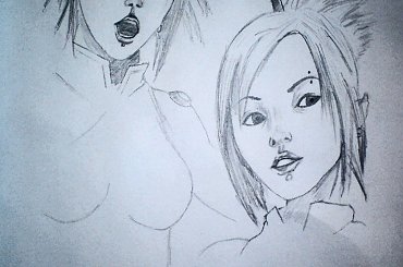 #rysunek #szkic #cabal #kobieta #dziewczyna #girl #woman