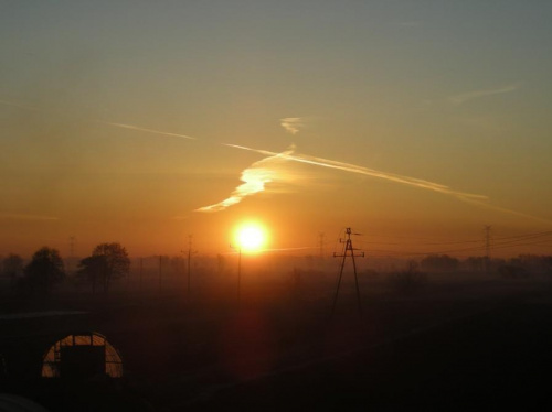 Piękno uderza w zaspane me oczy - Wschód Słońca - kwiecień 2009
