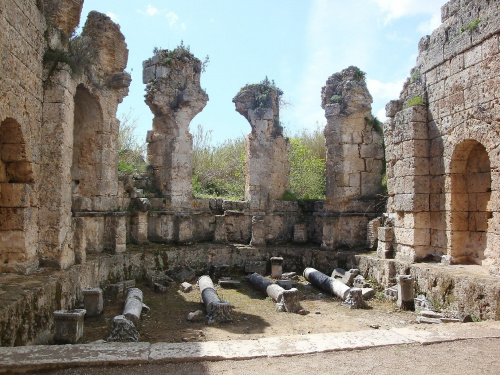 Perge - starożytne miasto XIII w p.n.e. założone przez uchodźców spod Troi #Turcja #Antalya #Manavgat #Perge #Pamukkale #Hierapolis