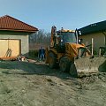 Kwiecień 2009 - cat w akcji - kopanie pod wodociąg #Kornelia #budowa